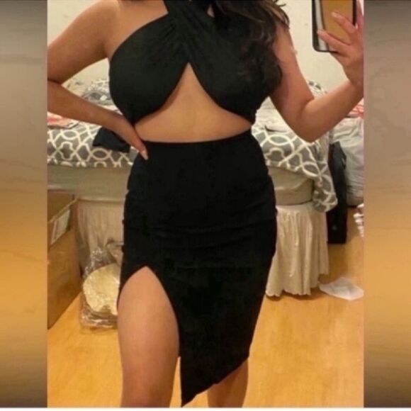 New Pencil Skirt With Front Slit a size XS - Picture 8 of 14